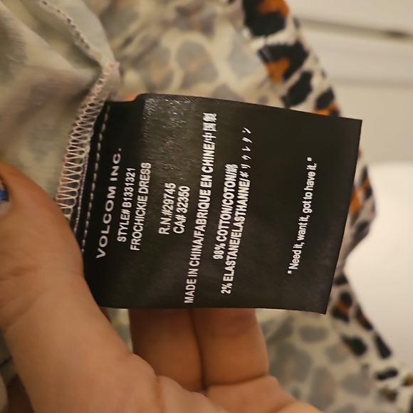 Volcom Strapless Mini Dress - Picture 7 of 7